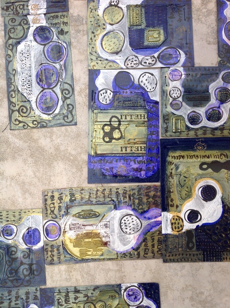 MAZE | Ddaniela Aguilar | Colagem e acrílica s/papel. 2014