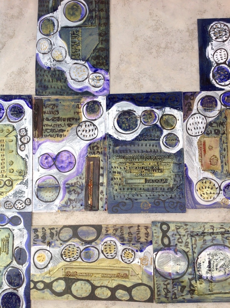 MAZE  | Ddaniela Aguilar | Colagem e acrílica s/papel. 2014