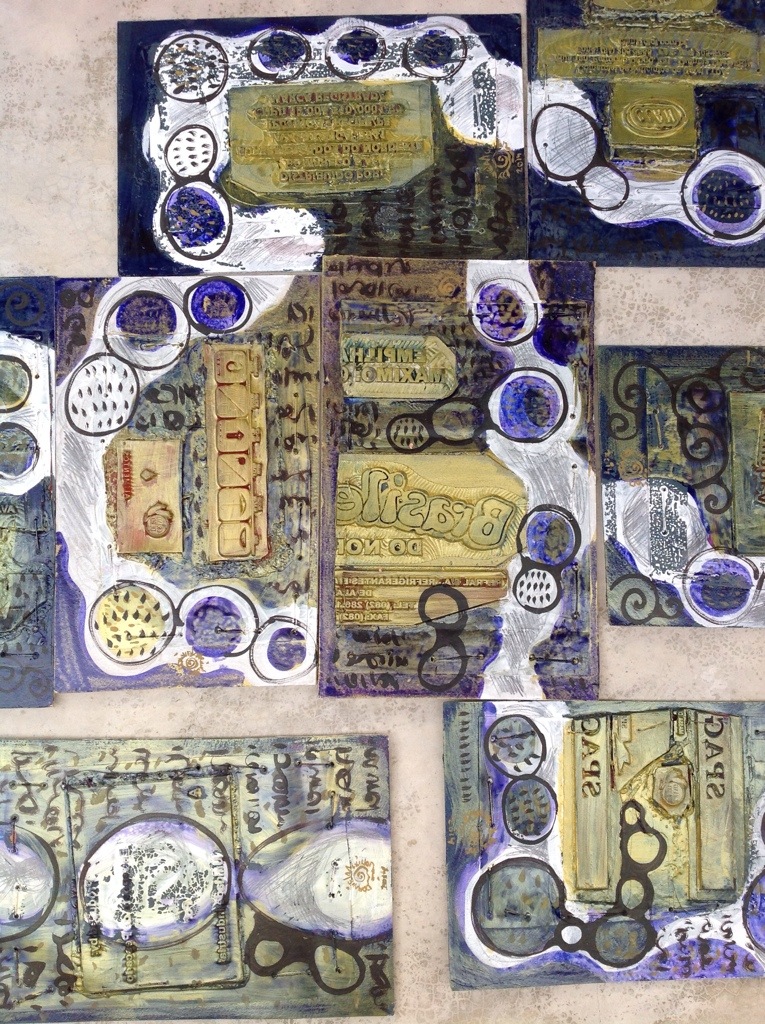 MAZE | Ddaniela Aguilar | Colagem e acrílica s/papel. 2014