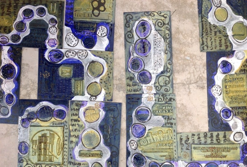 MAZE  | Ddaniela Aguilar | Colagem e acrílica s/papel. 2014