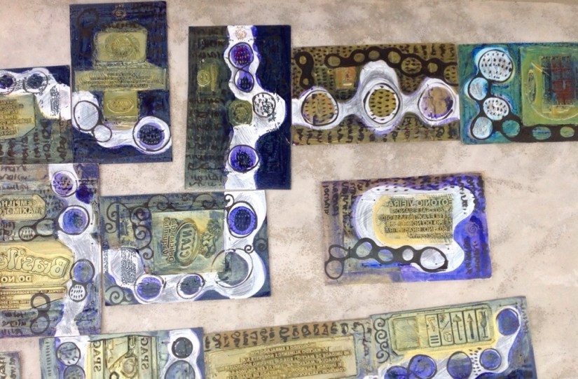 MAZE | Ddaniela Aguilar | Colagem e acrílica s/papel. 2014