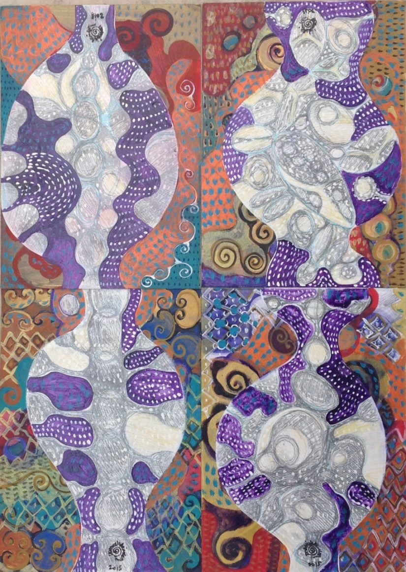 “Los Espejos Son Espejos” | Ddaniela Aguilar | Cápsula Temporária | Desenhos | “Los Espejos Son Espejos” | Ddaniela Aguilar | Ano: 2015 | Técnica: Acrílica e grafite s/papel | Dimensão: 30x40cm cada