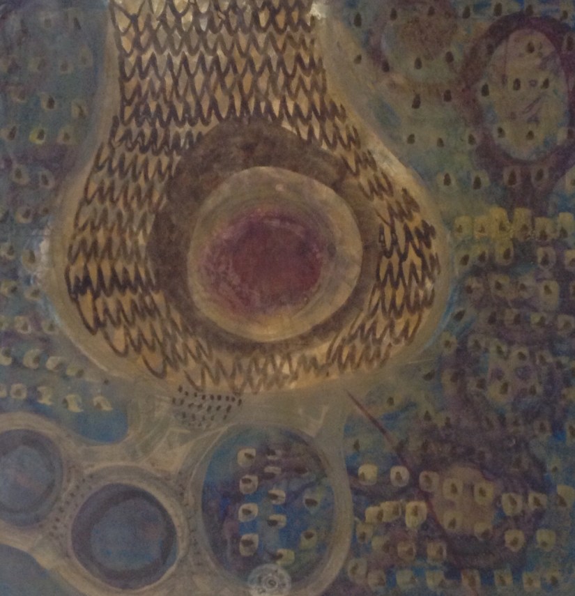 SÉRIE …INFINITOS… | Acrílica, grafite e lápis de cor s/nylon | 2015 | Cápsula Temporária | Desenhos | Série de 24 obras | acrílica, grafite e lápis de cor s/nylon | Dimensões: 70x70 cm cada.