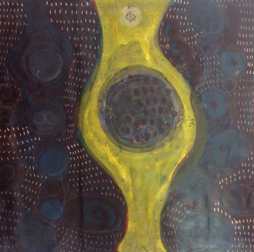 SÉRIE …INFINITOS… | Acrílica, grafite e lápis de cor s/nylon | 2015 | Cápsula Temporária | Desenhos | Série de 24 obras | acrílica, grafite e lápis de cor s/nylon | Dimensões: 70x70 cm cada.