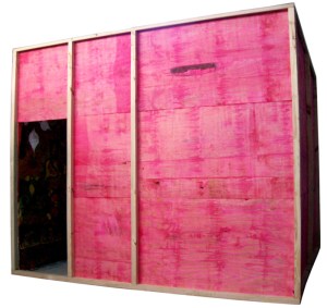 Estrutura caixote para a Tenda