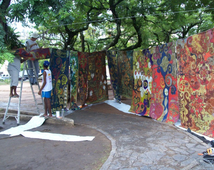 Sonhos Mutantes | Intervenção e instalação – 2010 “Refrações” – Coletiva na Pinacoteca UFAL | Ddaniela Aguilar