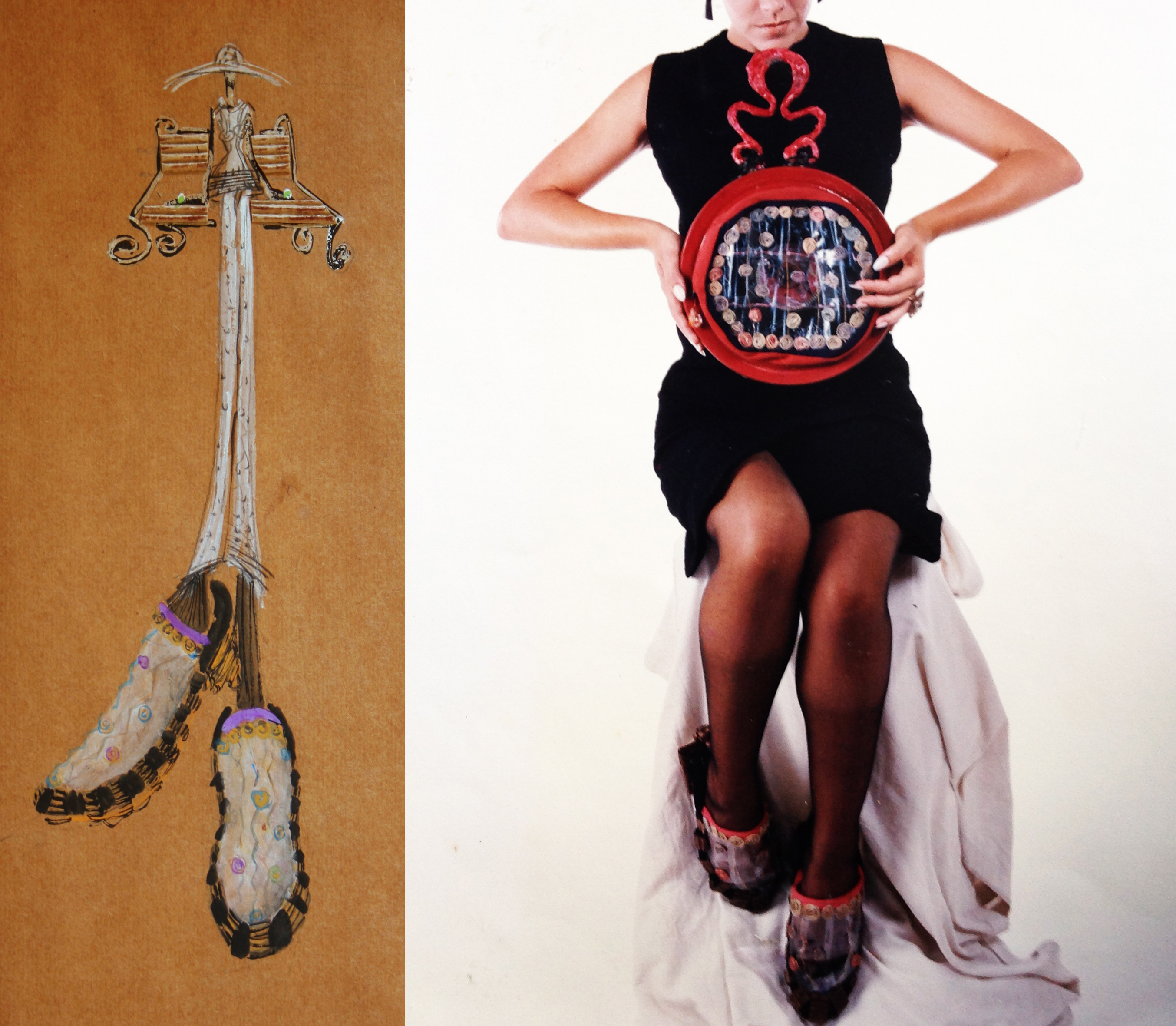 “O Lado Avesso do Guardarroupa” Materiais diversos pós-consumo (1992) | Ddaniela Aguilar Fotos Tibério França