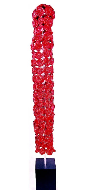 SÉRIE COLMEIA V (2002) - PVC refugos | Ddaniela Aguilar